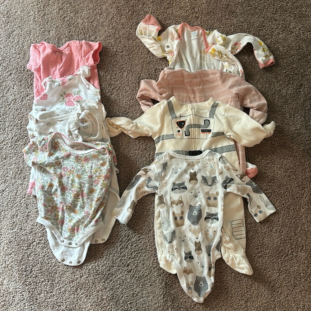 RANDOM ROUNDUP! Girls clothing! Newborn to 3months old!